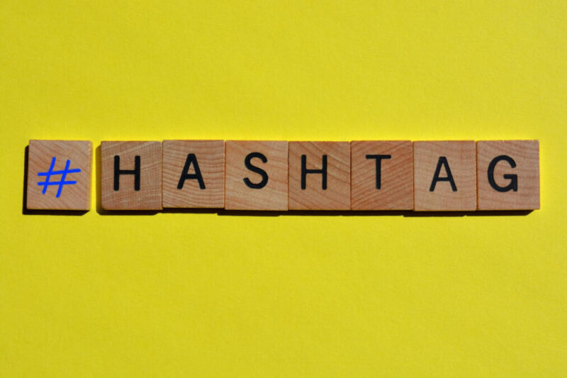 Hashtags and captions: promoting company culture